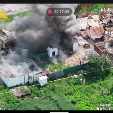 Dropping Anti-Tank Mines onto Russian Positions