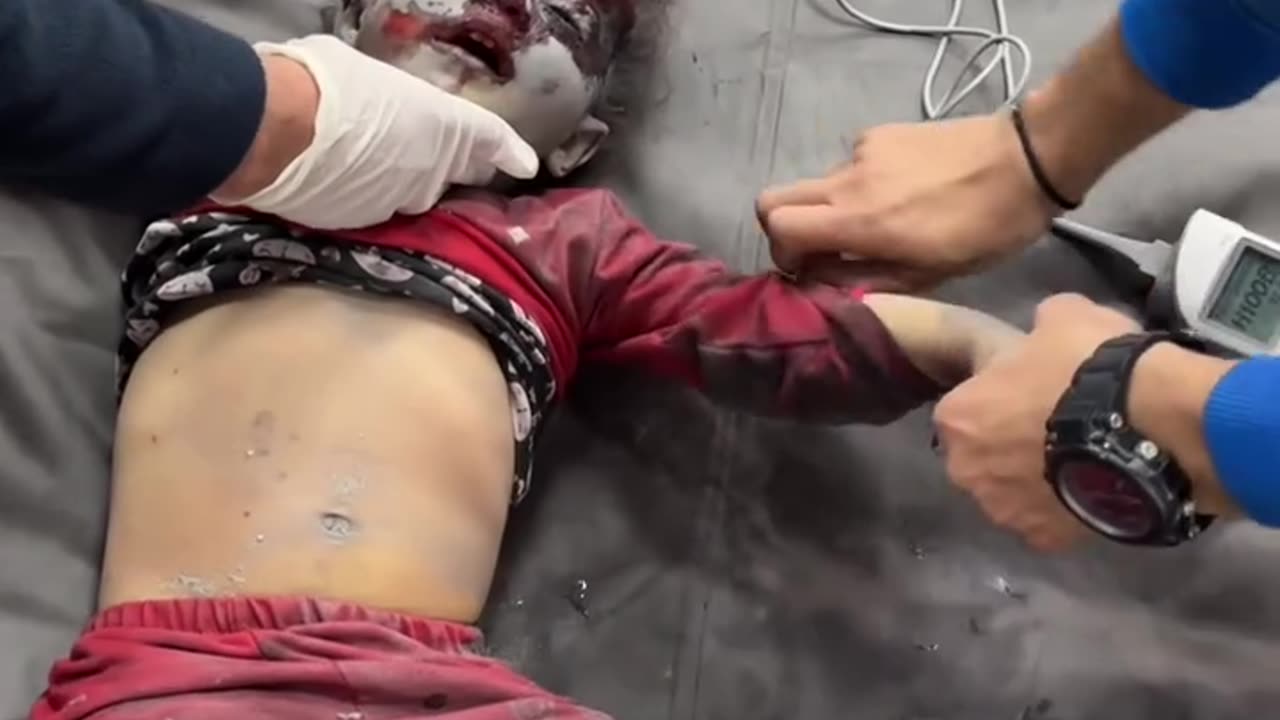 A child breathed her last breath (Warning)