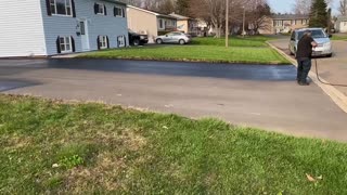 Me Spray Sealing With ZZ Top Song Rough Boy Dubbed In