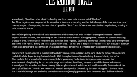 The Cariboo Trail (Western 1950) Randolph Scott