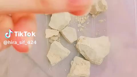 Clay eating chalk eating asmr