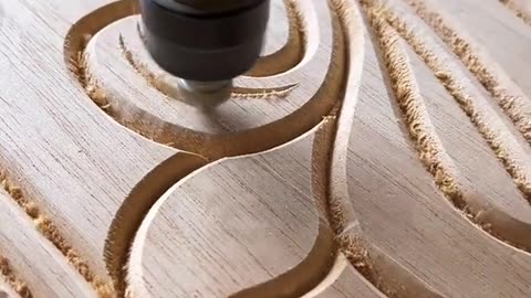 Carving wood with a CNC machine