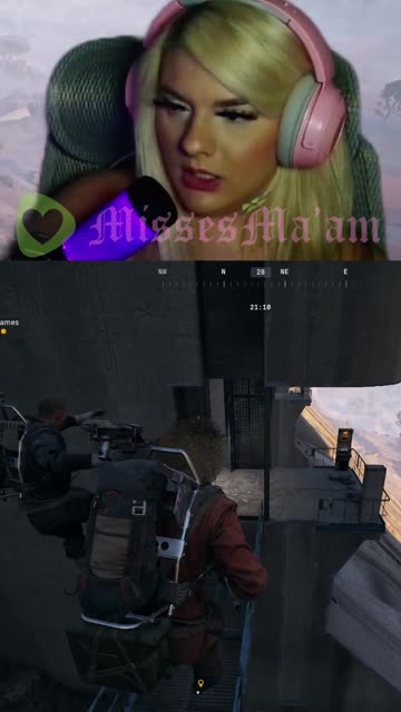 Clumsy Lady with a Good Save