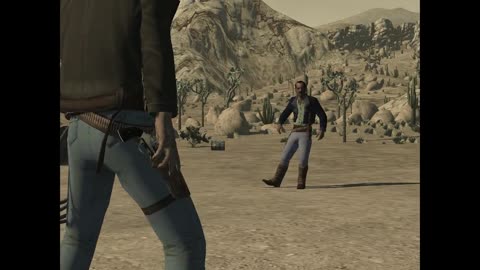 Duel between cowboys