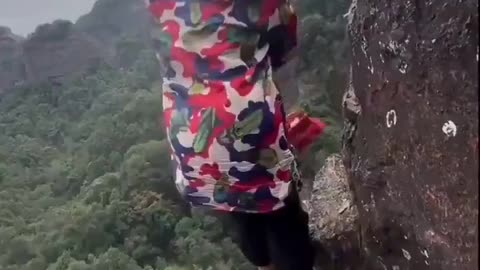 The way she cleans the steps an pathway is amazing