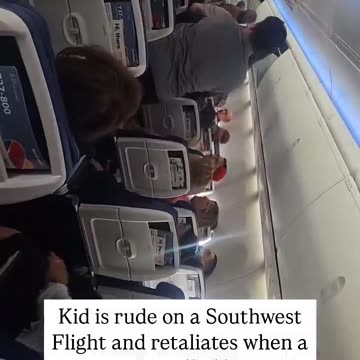 A kid causes chaos mid-flight on Southwest