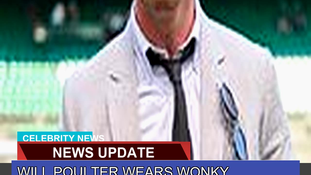 Will Poulter Wears Wonky Trousers and Odd Socks as