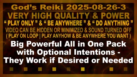 God's Reiki | Big Powerful All in One Pack - 38 Optional Intentions