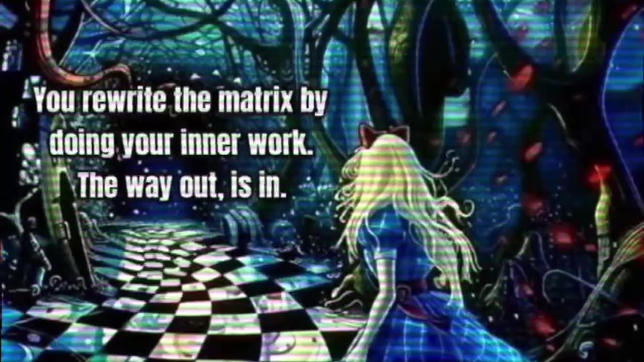 The way out, is in