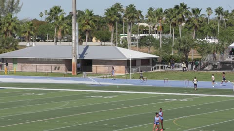 Boys 400 meter Hurdles Heat 7 Dade County Youth Fair HS Championship 2025 Tropical Park Miami, FL