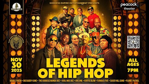The legends of hip-hop Thanksgiving concert
