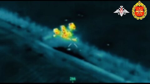 🇷🇺 The artillery units "Giant-B" of the "Vostok" group attacked the defensive points of the VSU