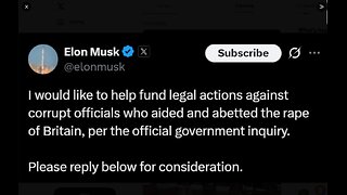 Elon Musk and Rupert Lowe - playing tag for the ENGLISH.