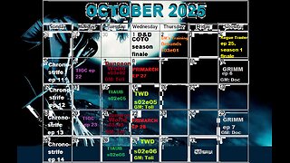 OCTOBER 2025 CALENDAR