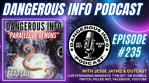 235 "Parallel of Demons" ft. Brad Lail, Outcast's story, portals, fallen angels, the little season