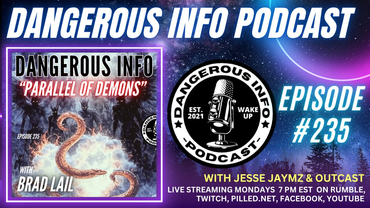 235 "Parallel of Demons" ft. Brad Lail, Outcast's story, portals, fallen angels, the little season