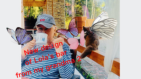 My grandma2 is redesigning our Lola's bar.