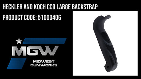 Heckler And Koch CC9 Large Backstrap - 51000406
