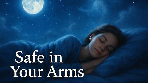 Peaceful Sleep Bible Verse | Psalm 4:8 Lullaby – “Safe in Your Arms” 🎵