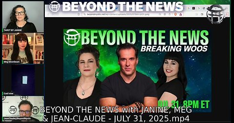 BEYOND THE NEWS with JANINE, MEG & JEAN-CLAUDE - JULY 31, 2025