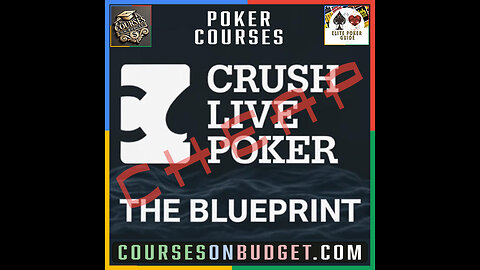 CRUSH LIVE POKER THE BLUEPRINT Free Sample!
