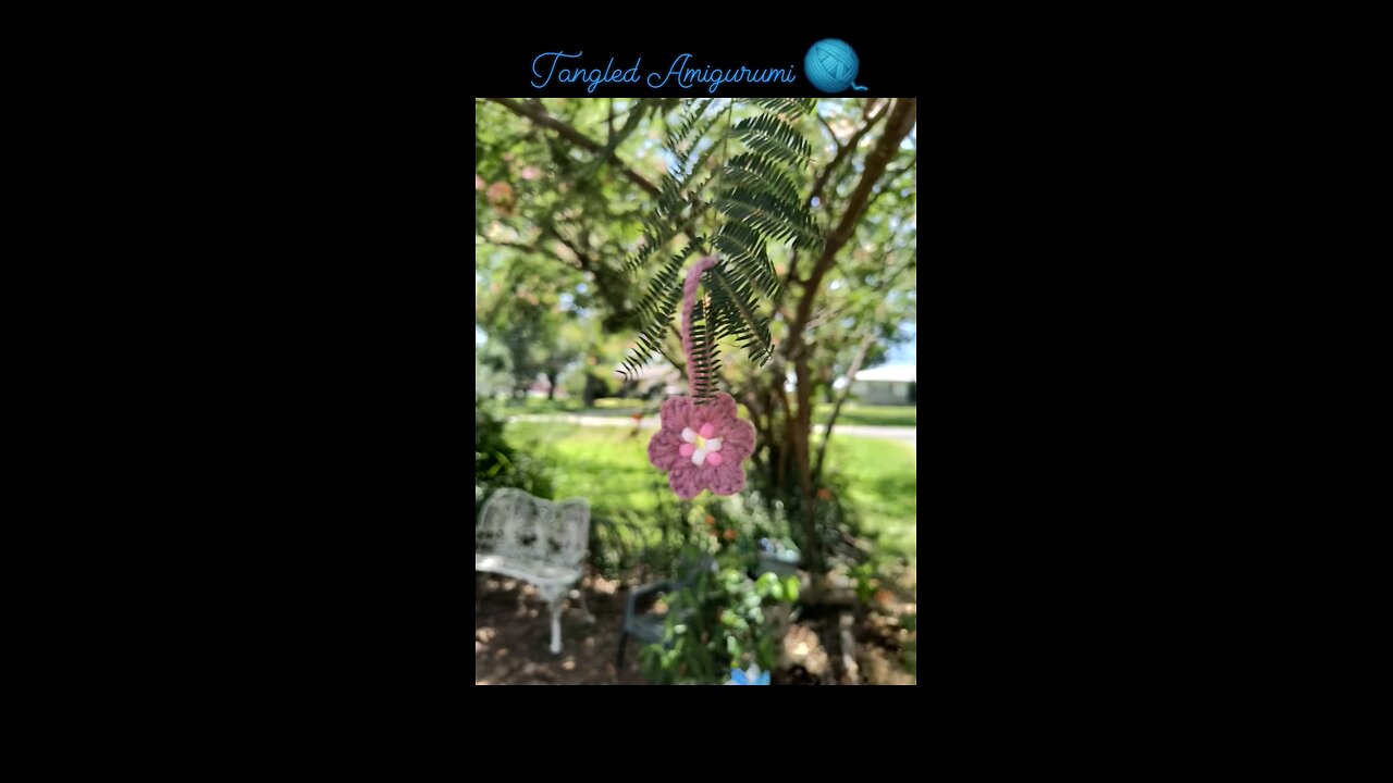 Crocheted Flower Keycharms 🌺