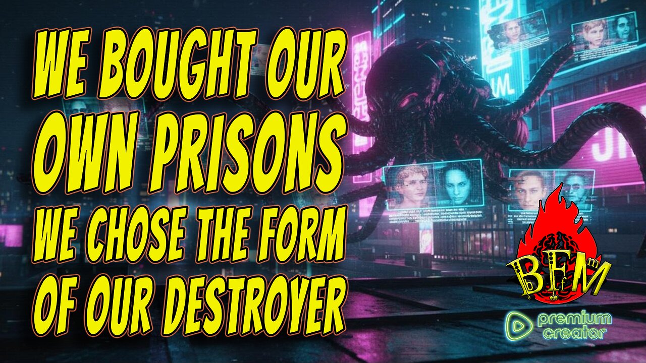 WE BOUGHT OUR OWN PRISONS WE CHOSE THE FORM OF OUR DESTROYER