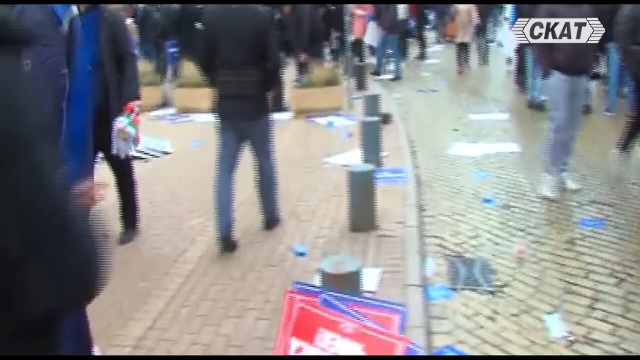 "Протестът" на Пеевски на 11.11.2024 - След "протеста" - центърът на София е като бунище