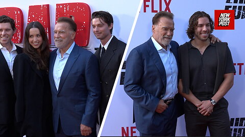 Arnold Schwarzenegger attends red carpet with all five kids — but seemingly snubs son Joseph in family shot