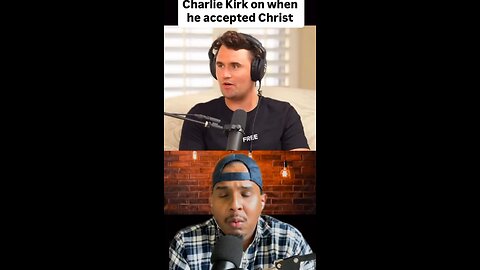When Charlie Kirk accepted Chris 🔥 #viral #reels #shorts #short #fyp #religion #jesus #video #2024.