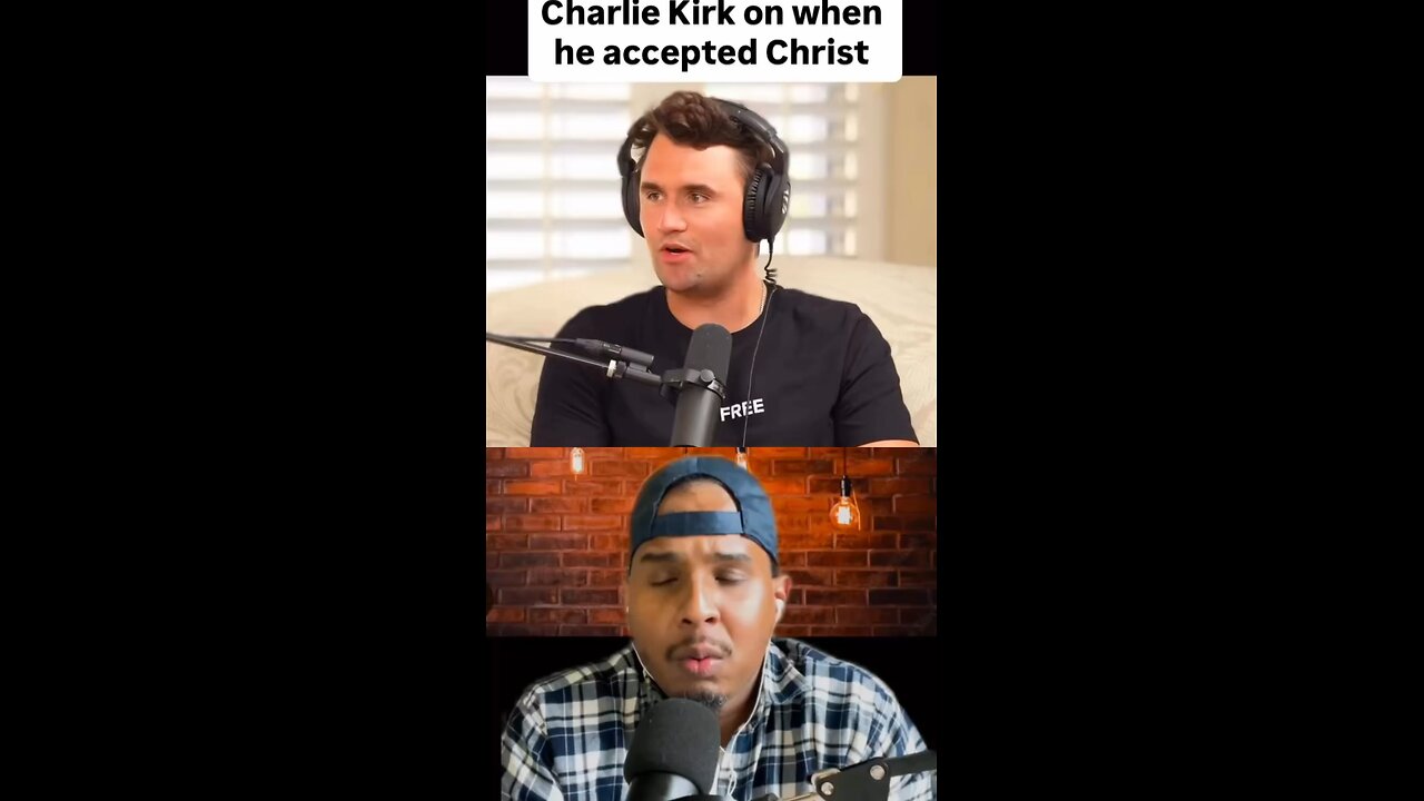 When Charlie Kirk accepted Chris 🔥 #viral #reels #shorts #short #fyp #religion #jesus #video #2024.
