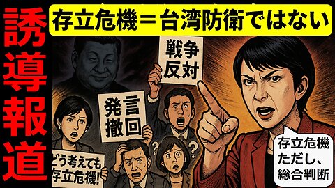 🤣「存立危機」を正しく理解せよ！高市総理 VS 中国プロパガンダ＆切り取りメディアの罠｜存立危機＝台湾防衛じゃない