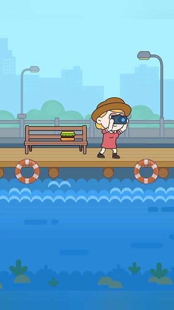 Watch What Happens When a Bird Sees Food on a Man's Head #shorts