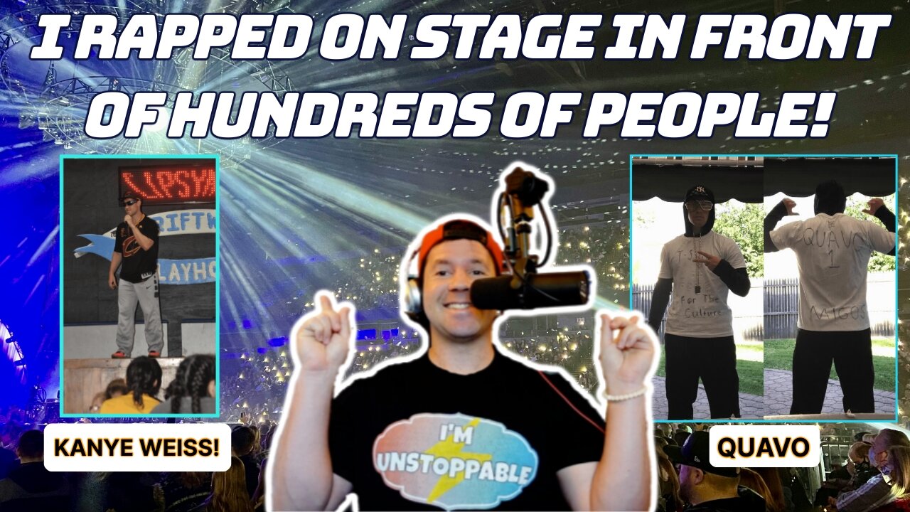 I RAPPED AS KANYE WEISS AND QUAVO IN 2017 IN FRONT OF HUNDREDS OF PEOPLE... | Overcoming Stage Fright
