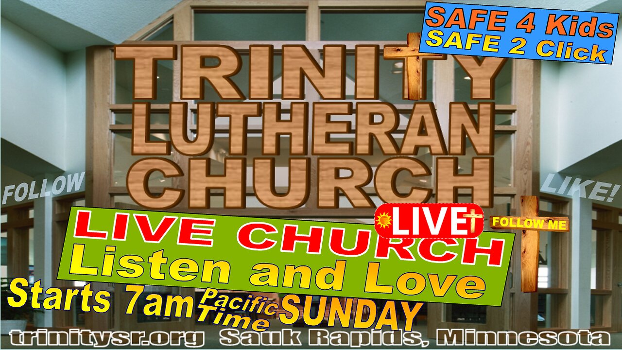 20250406 Apr 6th LIVE STREAM Church Service Trinity Lutheran Sauk Rapids MN