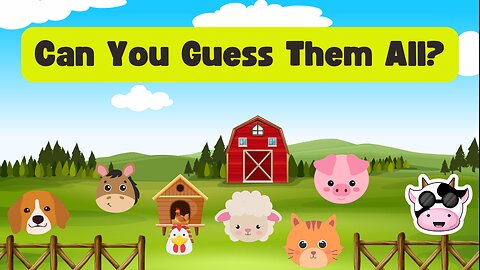 Who Am I? 30 Farm Friends!"Guess the Farm Animal!"