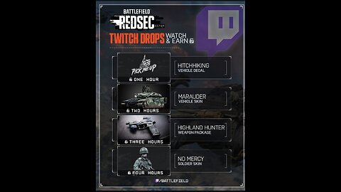 Battlefield 6: Twitch !drops 🫡💪👊