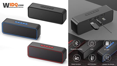 🔊 Massive Sound, Pocket Size! | TWS Portable Speaker Must-Have 🎶