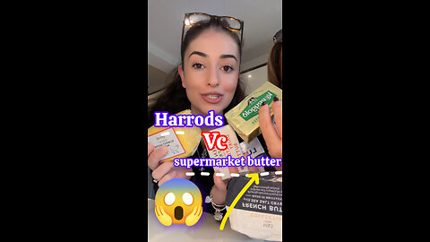 Harrods vs supermarket butter 😱🔥