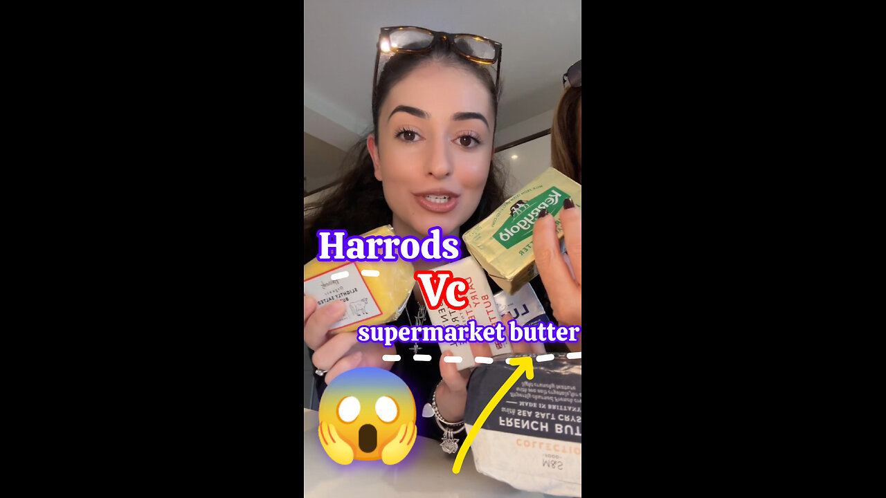 Harrods vs supermarket butter 😱🔥