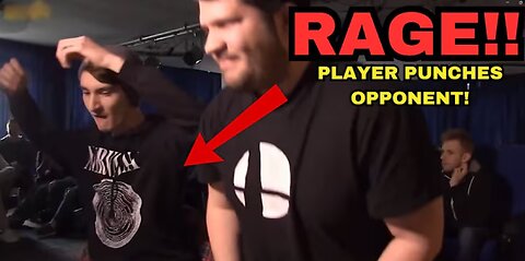 EPIC RAGE COMPILATION! (Player PUNCHES Opponent!) - SUPER SMASH BROS ULTIMATE