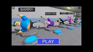 Escaping from a SPINNING BARRY'S PRISON RUN! And BECAME a ALL MORPHS