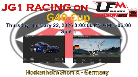 JG1 RACING on LFM - F3 - Hockenheim Short A - Germany - Split 1
