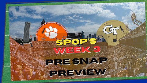Clemson @ Georgia Tech - Week 3 Pre Snap Preview
