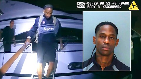 Travis Scott ARRESTED on Yacht in Miami - Full Bodycam Video