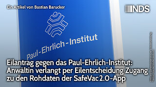 Eilantrag: Anwältin fordert Zugang zu Rohdaten der SafeVac2.0-App vom PEI | Bastian Barucker | NDS