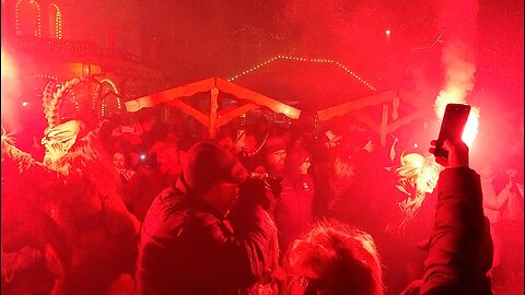 Krampus March in Hof, Germany