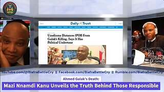 Gulak’s Killing: Uzodinma & IPOB Deny Involvement, Call Out Political Motives Behind the Tragedy