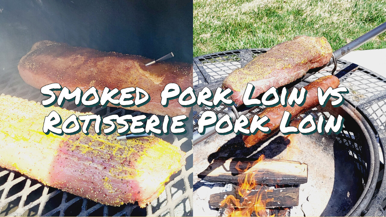 Smoked Pork vs Rotisserie Pork...Which is Better? Franklin BBQ Pit vs Open Flame Cooking