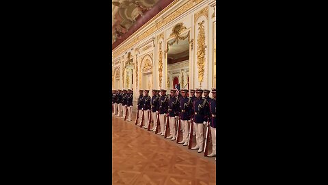 Welcome ceremony by Japan's first female PM at Akasaka Palace for US